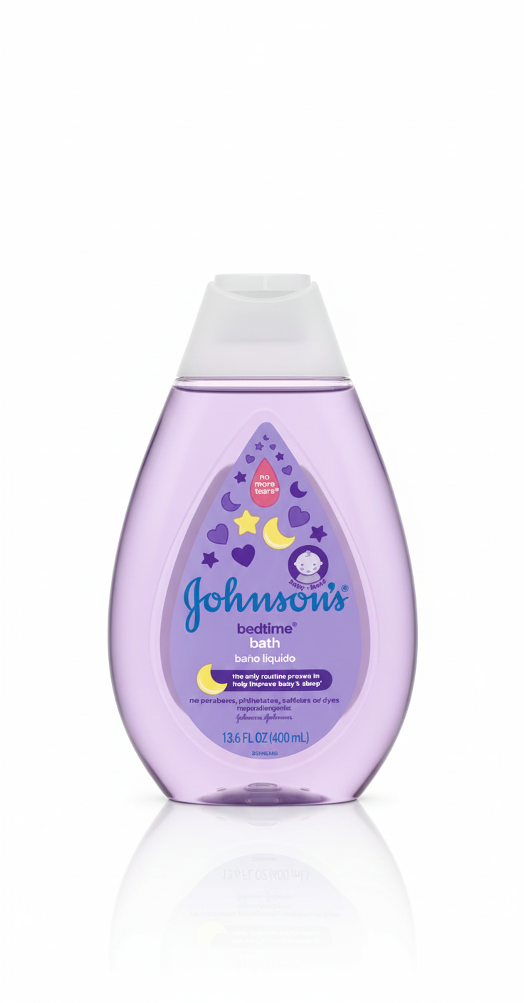 Johnson's Bedtime Bath (400ml) – Baño Relajante para Noches de Sueño Tranquilo