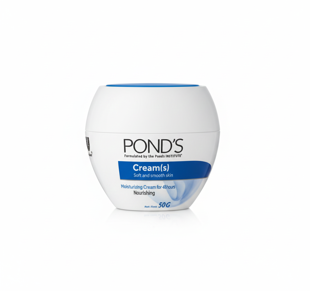 Crema Nutritiva Pond's Bio-Hydratante Cream S (50 g) – Hidratación Profunda de 24 Horas y Nutrición