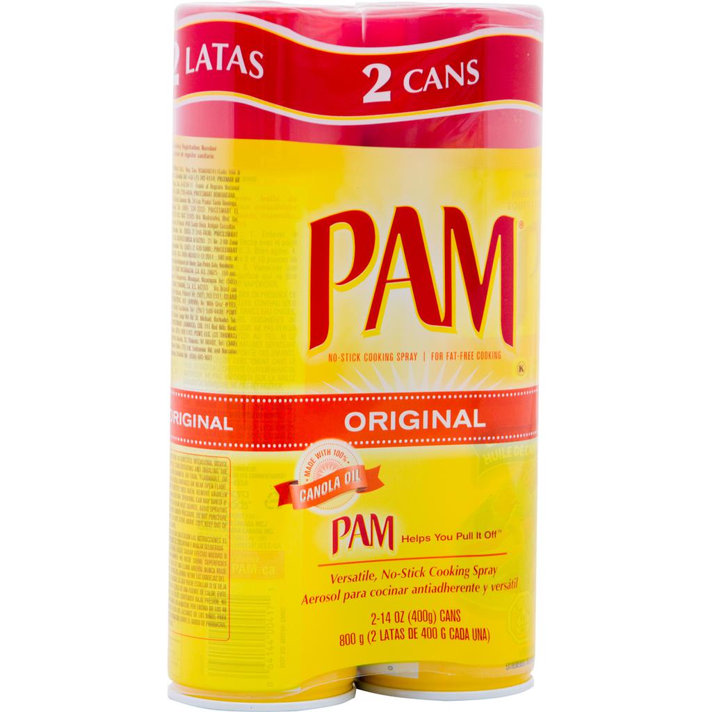 Pam Aceite Original en Spray 2 Unidades / 400 g / 14 oz